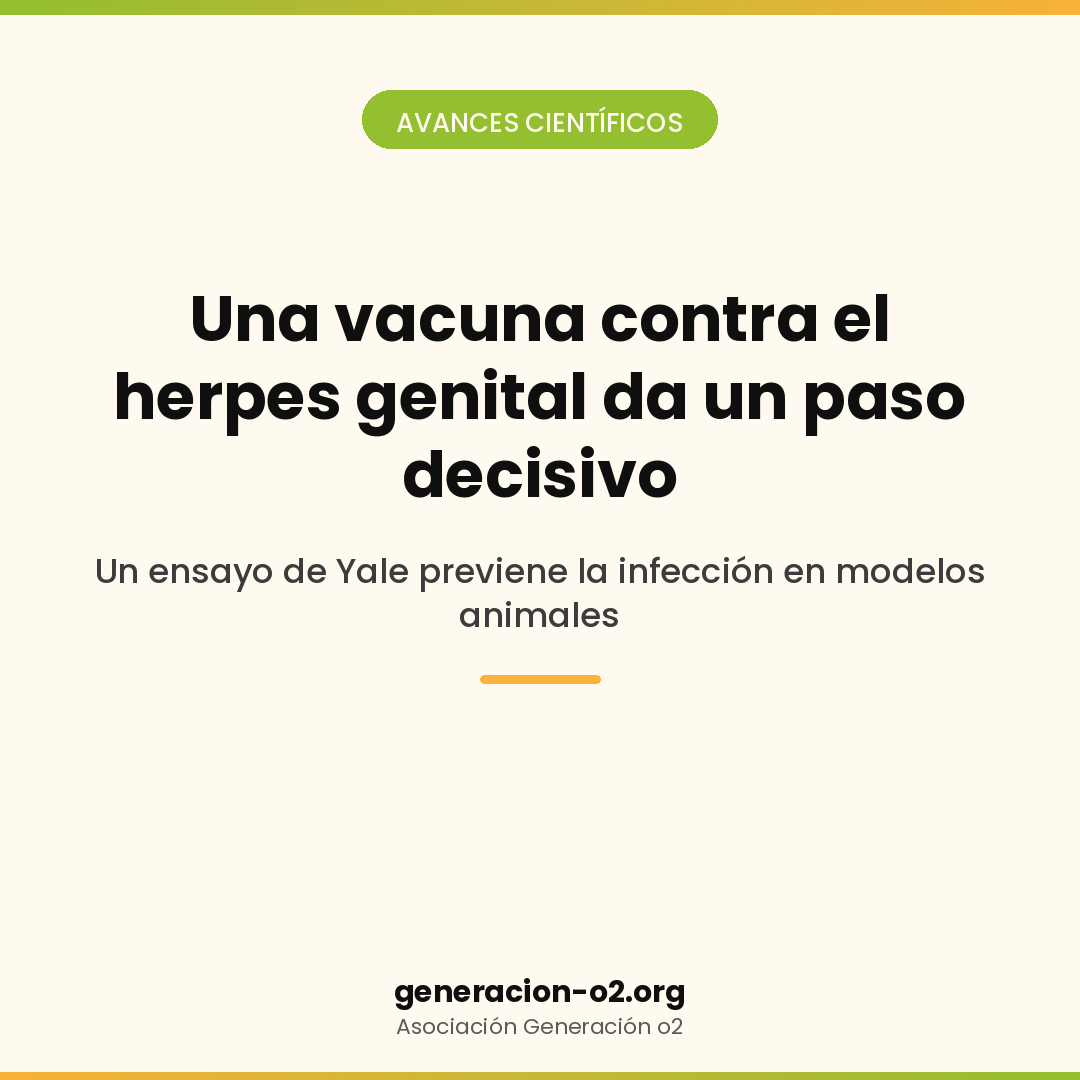 Una vacuna contra el herpes genital da un paso decisivo en Yale