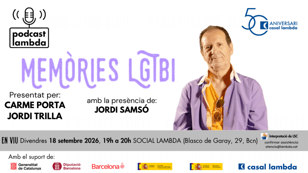 Pòdcast Lambda de setembre amb Jordi Samsó