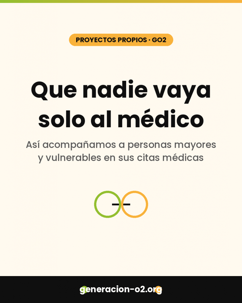 Acompañamiento médico: que nadie falte a su cita por no poder llegar solo