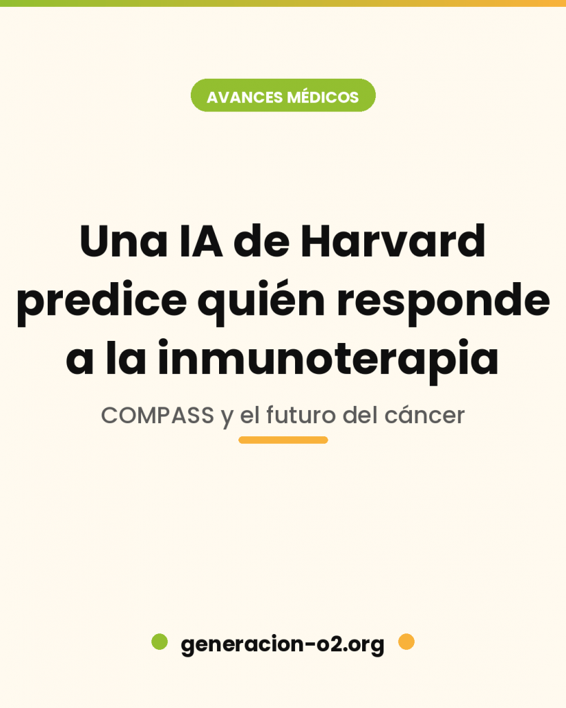 Una IA de Harvard aprende a predecir quién responderá a la inmunoterapia contra el cáncer