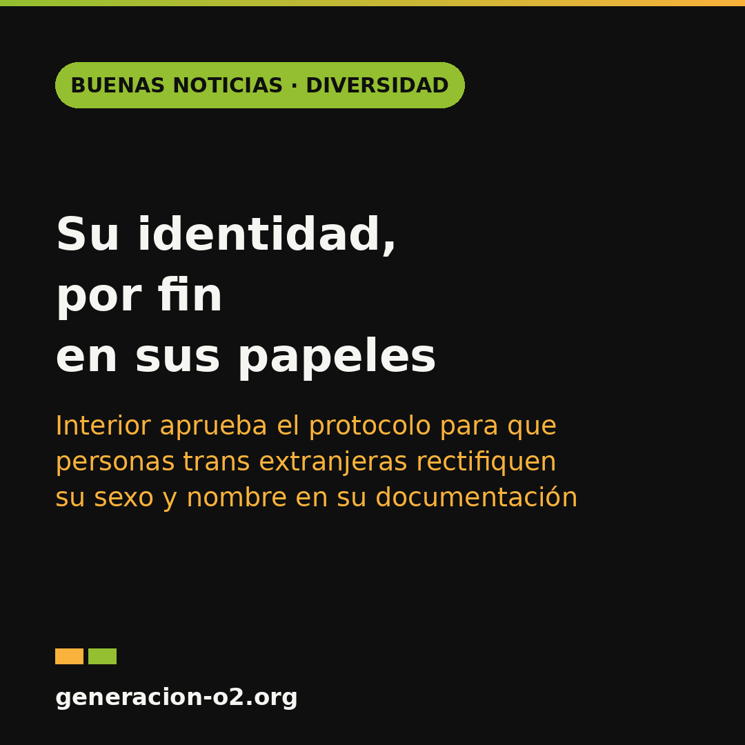 Su identidad, por fin en sus papeles: un nuevo protocolo para personas trans extranjeras