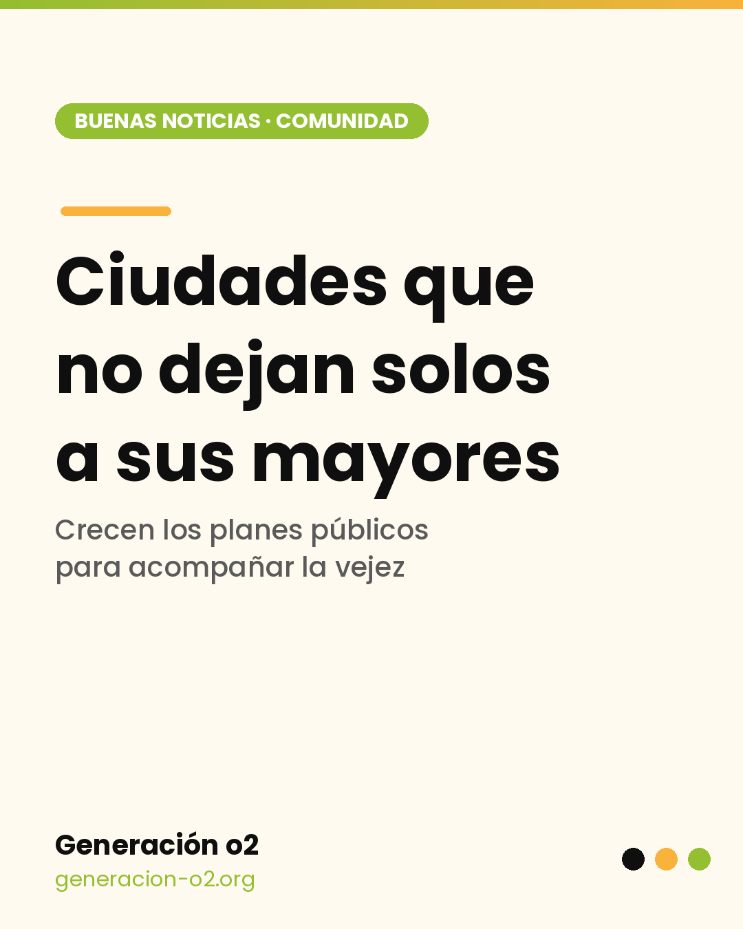 Ciudades que no dejan solos a sus mayores: crecen los planes públicos para acompañar la vejez