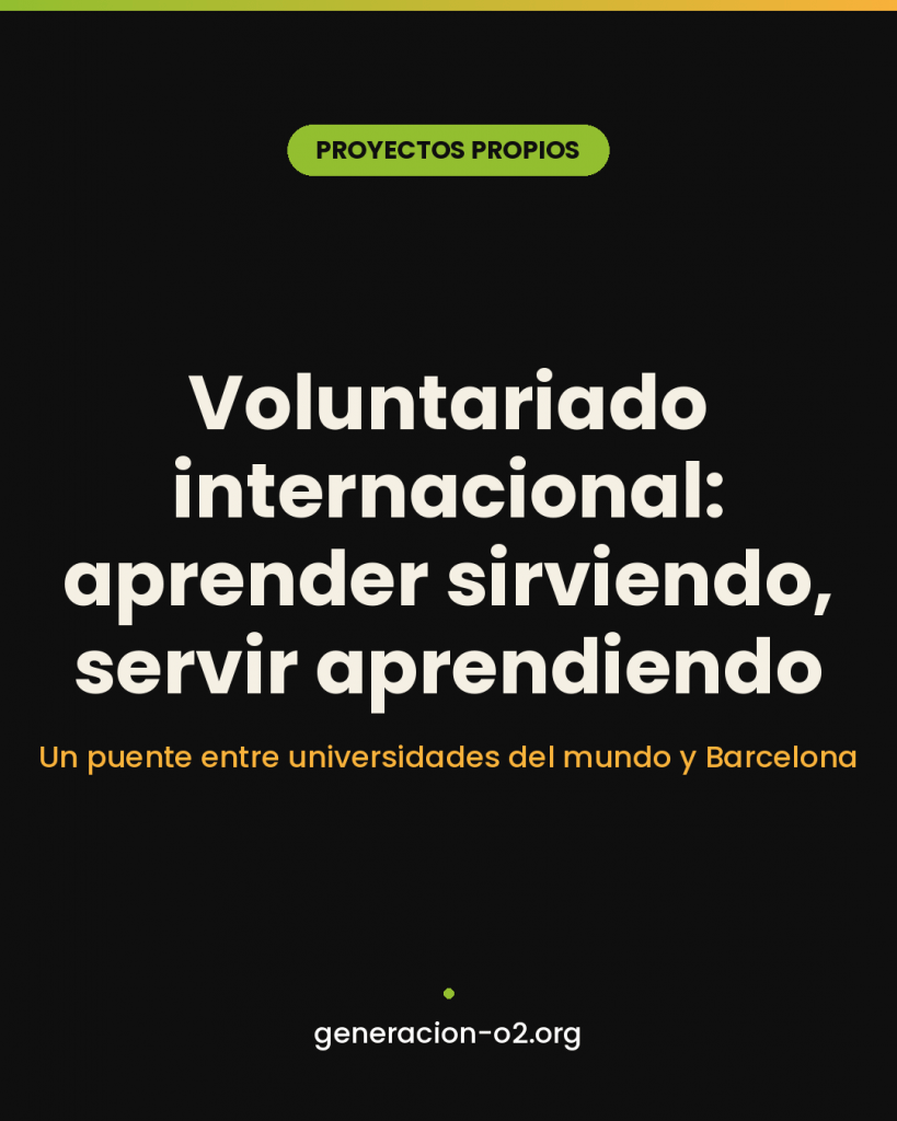 Voluntariado internacional en Go2: aprender sirviendo, servir aprendiendo