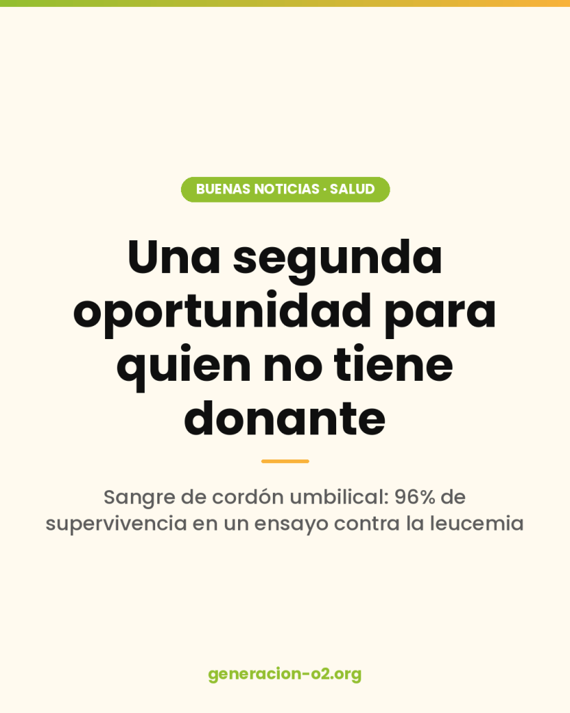 Una segunda oportunidad para quien no tiene donante