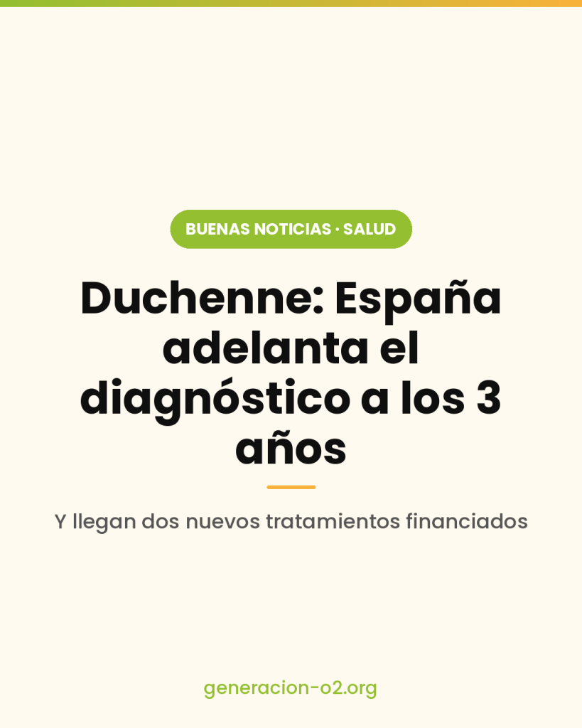 Duchenne: España adelanta el diagnóstico a los 3 años y llegan dos nuevos tratamientos