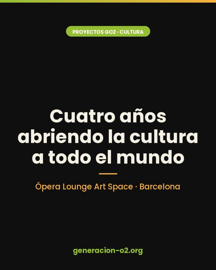 Cuatro años de Ópera Lounge Art Space: cultura abierta en el corazón de Barcelona