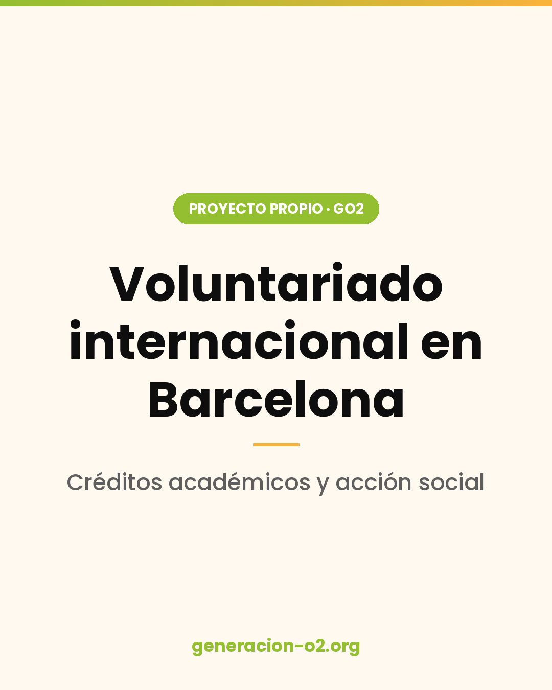 Voluntariado internacional en Go2: tu universidad, abierta al mundo